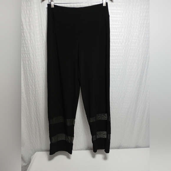 Josesph Ribkoff Pull On, Straight Leg , Double Sheer Hem Pants - Picture 2 of 6